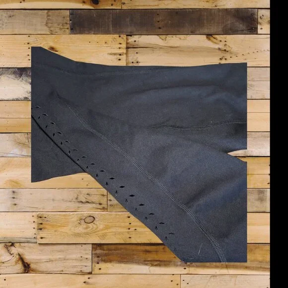 Member's Mark Black Athletic Leggings, w/ side pockets Size Large - Picture 3 of 3